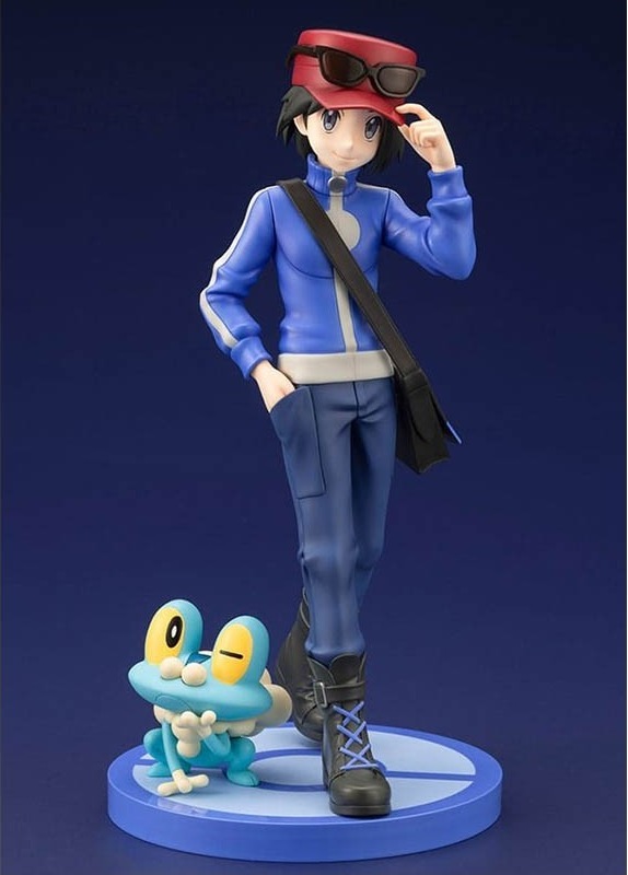 Pokémon - Figurine Kalem & Grenousse - ARTFXJ  -  MARIO BROS & CO