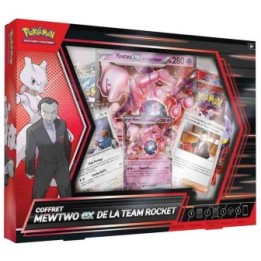 Pokémon - Coffret Mewtwo EX de la Team Rocket 4 Boosters  - Cartes à collectionner