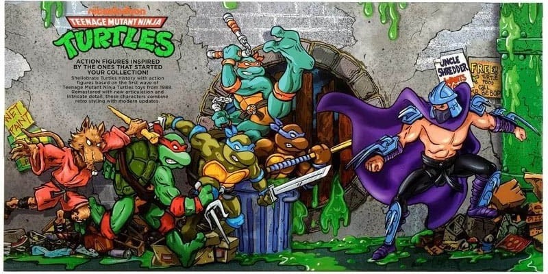 Les Tortues Ninja - Playset 6 Figurines 1988 Remastered  - AUTRES FIGURINES