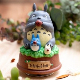 Mon Voisin Totoro - Statue Musicale Totoro joue de l'ocarina  -  TOTORO - GHIBLI