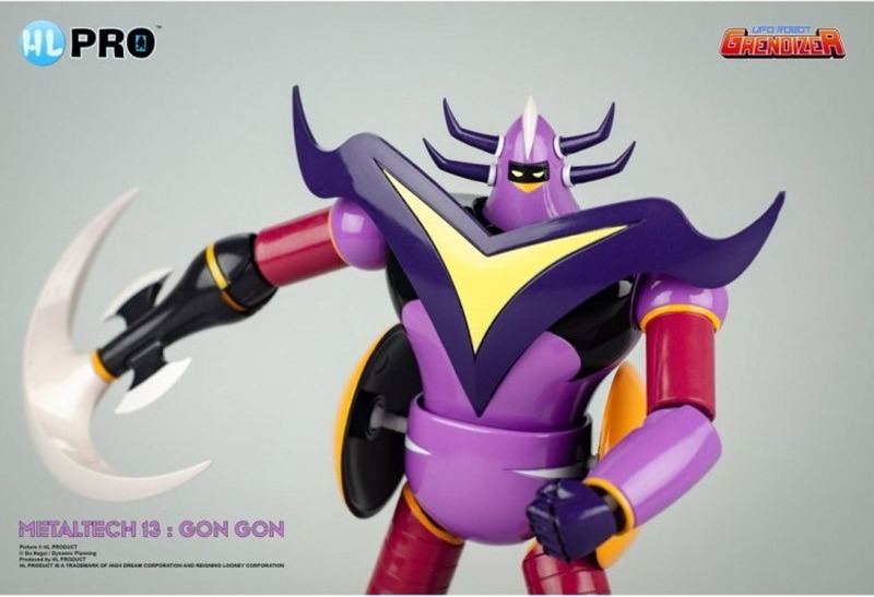 Goldorak - Gon Gon Anime color Metaltech 13  - GOLDORAK