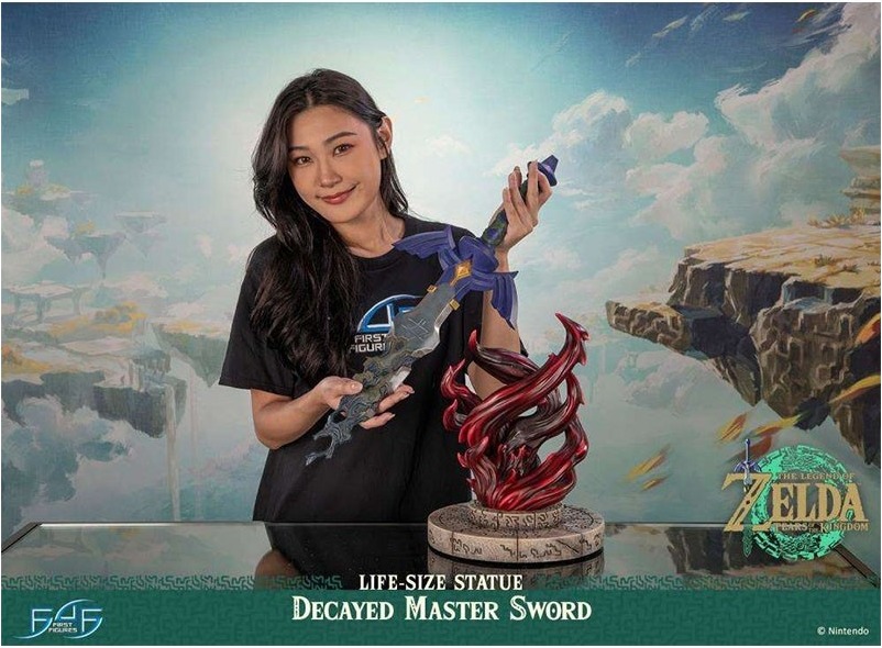 The Legend of Zelda - Statuette 1/1 Decayed Master Sword - F4F  - ZELDA