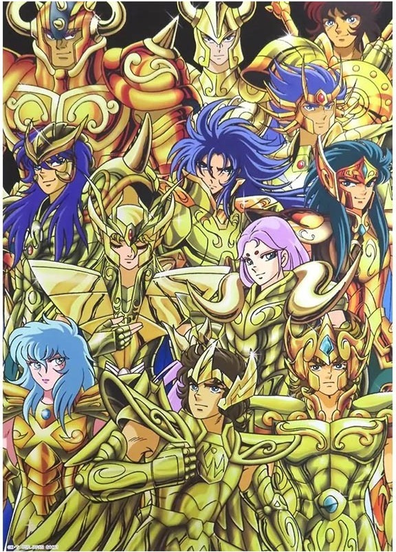 Saint Seiya - Poster Big Metallic Art Sheet - Ichiban Kuji  -  SAINT SEIYA