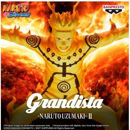 Naruto Shippuden - Figurine Naruto Chakra - Grandista  -  NARUTO