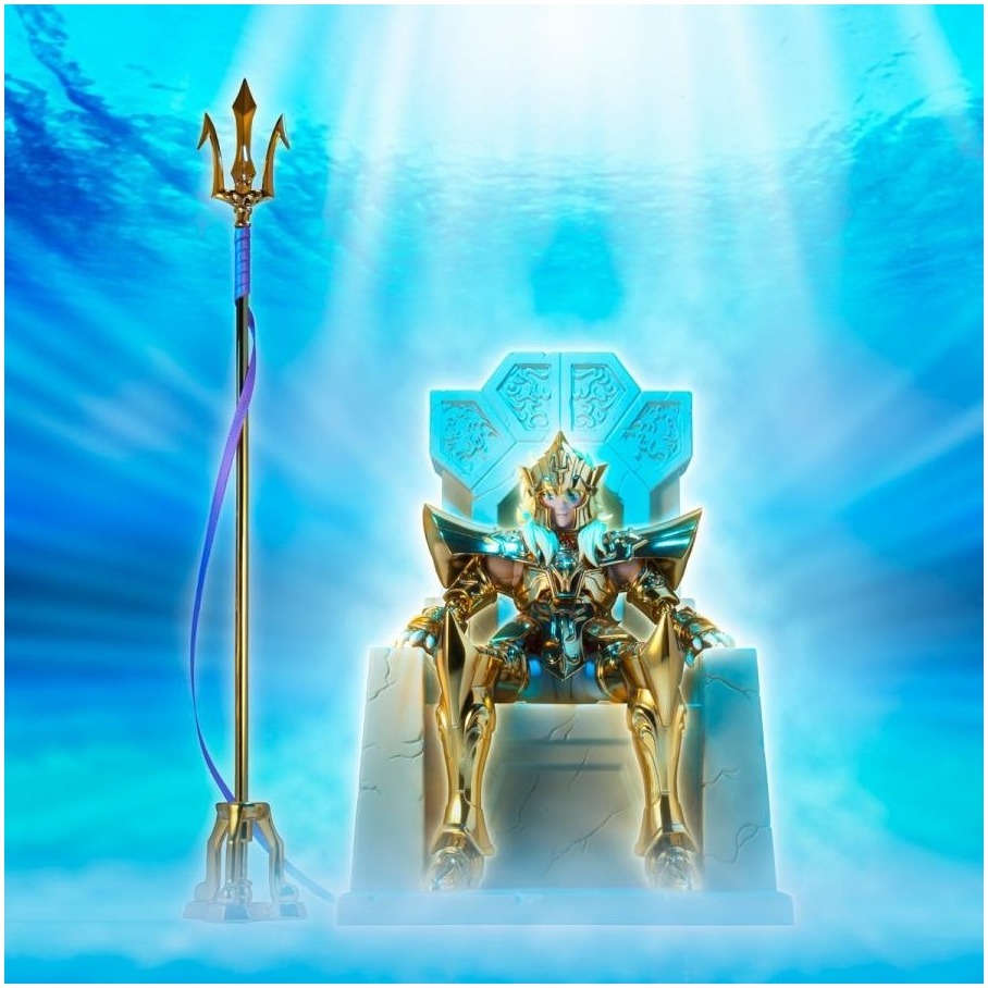 Saint Seiya - Myth Cloth EX Poseidon OCE Imperial Throne Set  -  SAINT SEIYA