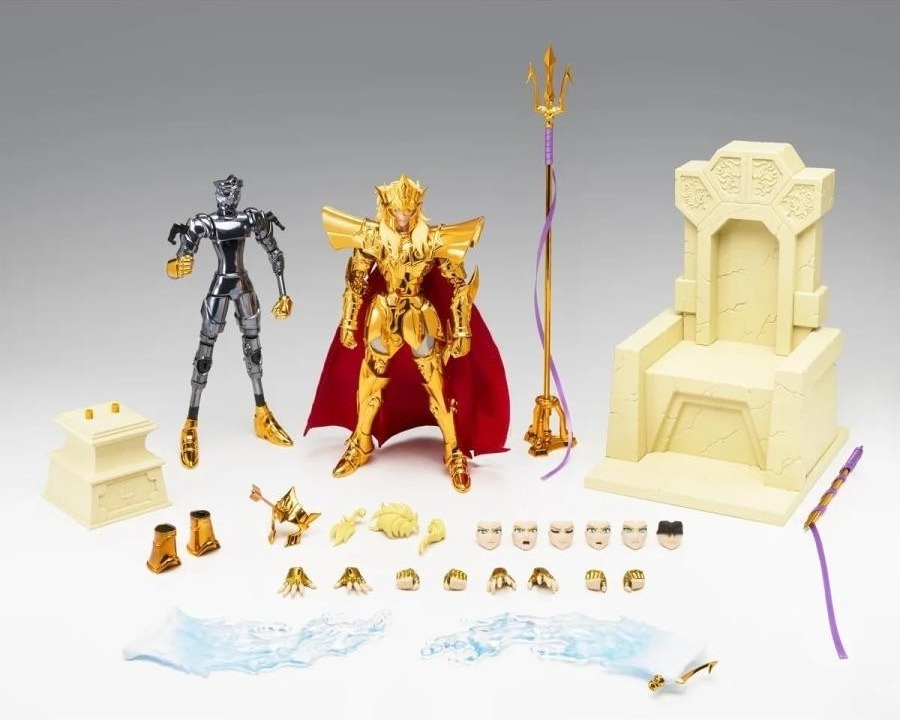 Saint Seiya - Myth Cloth EX Poseidon OCE Imperial Throne Set  -  SAINT SEIYA