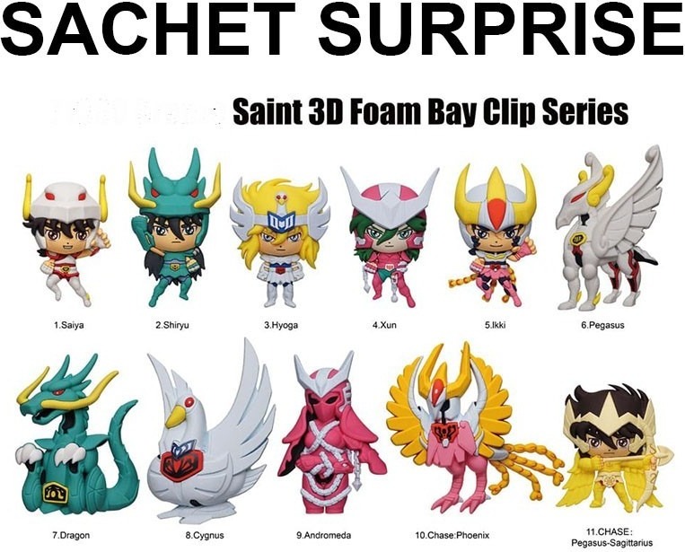 Saint Seiya - Porte-clés Figurine Saint Seiya - Sachet mystère  -  SAINT SEIYA