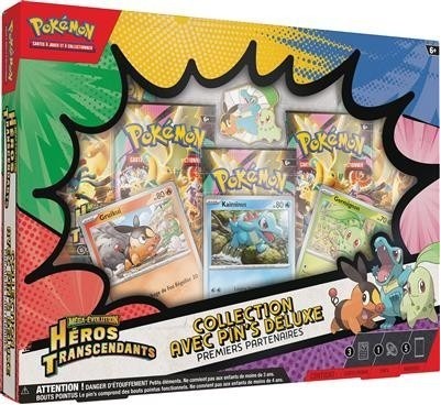 Pokémon - Coffret pin's deluxe ME2.5 - héros transcendants  - Cartes à collectionner