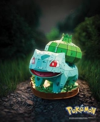 Pokémon - Puzzle 4D Bulbizarre  -  MARIO BROS & CO