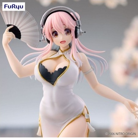 Super Sonico - Figurine Sonico White Cheongasm version  - FIGURINES FILLES SEXY