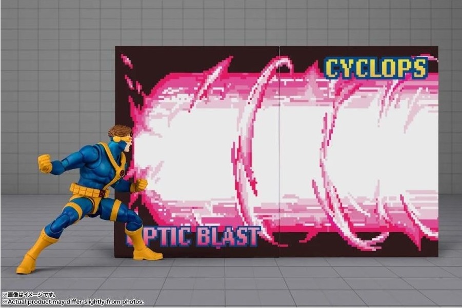 X-Men: Children of the Atom - Figurine Cyclops - S.H Figuarts Gameverse  - JEUX VIDEO