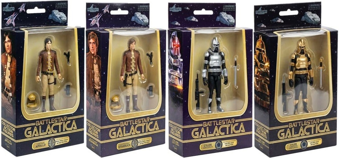 Battlestar Galactica - Set 4 figurines  - CINÉMA & SÉRIES TV