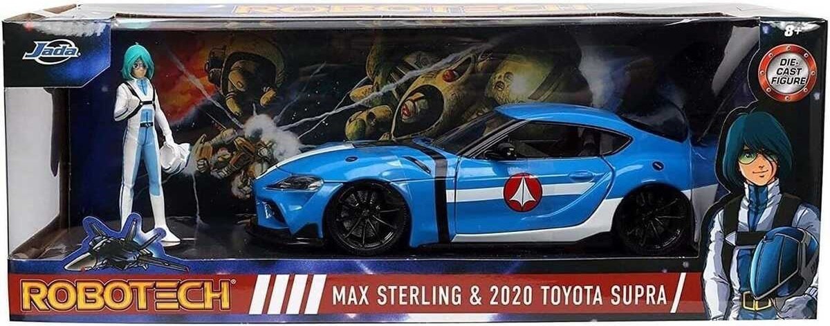Robotech - Max Sterling & Toyota Supra Bleu  - AUTRES FIGURINES