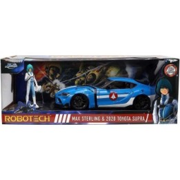 Robotech - Max Sterling & Toyota Supra Bleu  - AUTRES FIGURINES