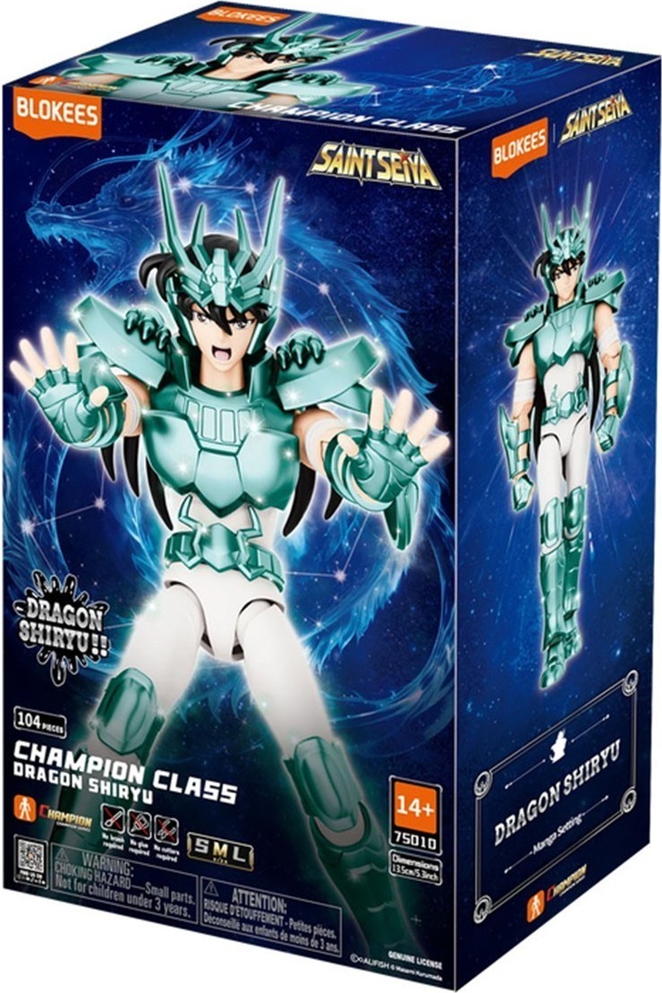 Saint Seiya - Maquette Blokees Shiryu du Dragon - Champion Class  -  SAINT SEIYA