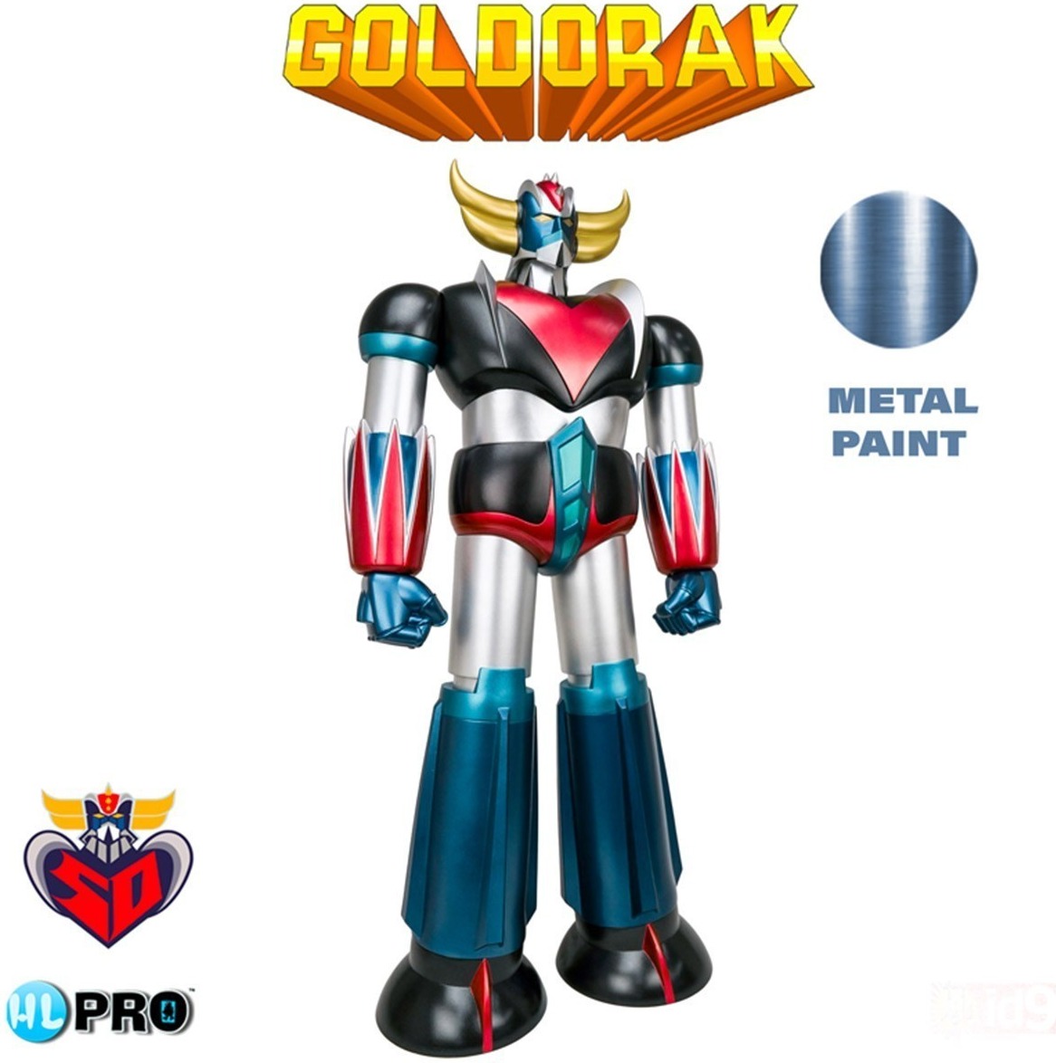 Figurine Goldorak - Metallic Touch 50Th Anniv - HL Pro  - GOLDORAK