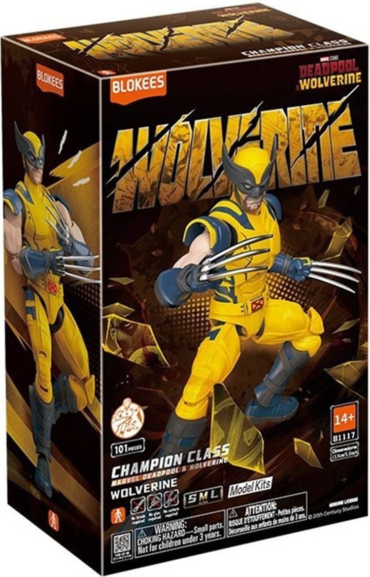 Marvel - Maquette Blokees Wolverine - champion class  - DC. COMICS & MARVEL