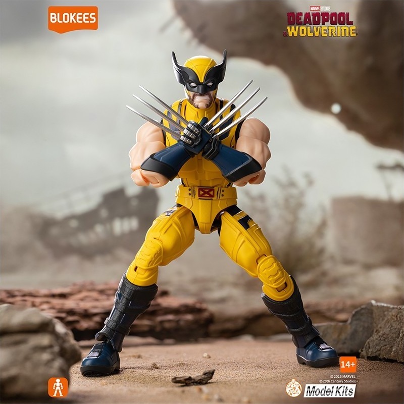 Marvel - Maquette Blokees Wolverine - champion class  - DC. COMICS & MARVEL