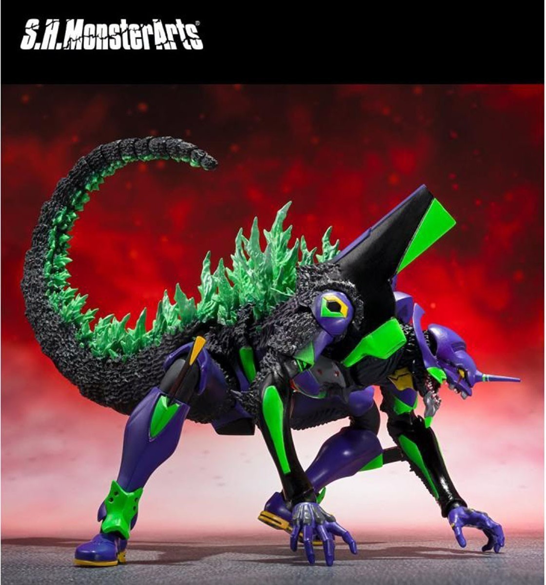 Godzilla x Evangelion - Test Type Eva-01 Awakening form - S.H Monsterarts  - AUTRES FIGURINES