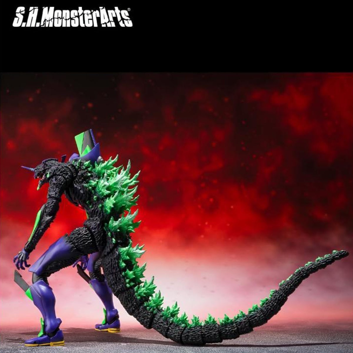 Godzilla x Evangelion - Test Type Eva-01 Awakening form - S.H Monsterarts  - AUTRES FIGURINES