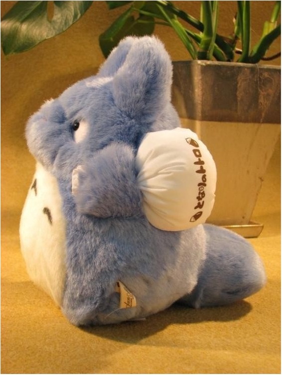 Totoro - Peluche de Totoro bleu - Taille M  -  TOTORO - GHIBLI
