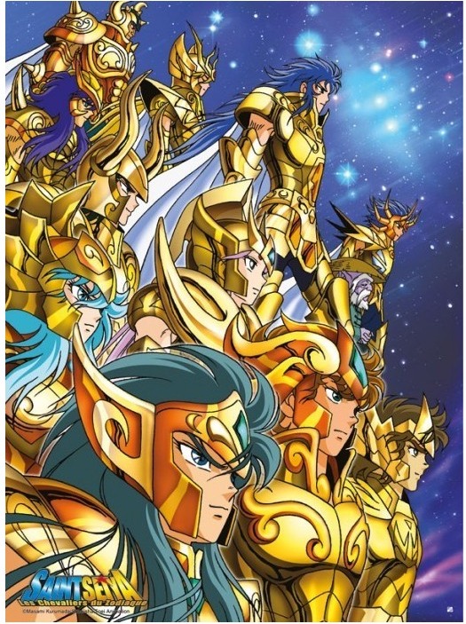 Saint Seiya - Poster des Chevaliers d'Or  - POSTERS & AFFICHES